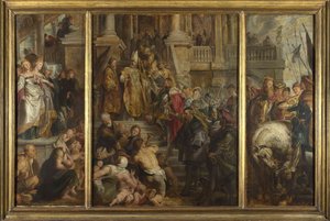 Oil Sketch For High Altarpiece, St Bavo, Ghent — Peter Paul Rubens