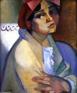 Woman In A Bonnet, Sulking — André Lhote