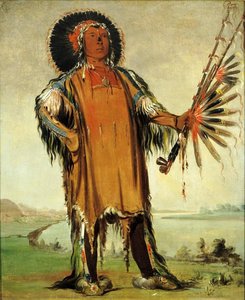 Ha Na Tá Nu Maúk, Capo Lupo, Capo Della Tribù — George Catlin