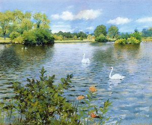 Un Lago Di Long Island — William Merritt Chase