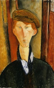 Young Man With Cap — Amedeo Clemente Modigliani