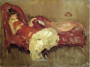 Note En Rouge : La Sieste — James Abbott Mcneill Whistler