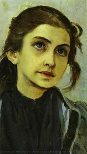 Portrait Of A Girl (study For Youth Of St. Sergiy Radonezhsky) — Mikhail Nesterov