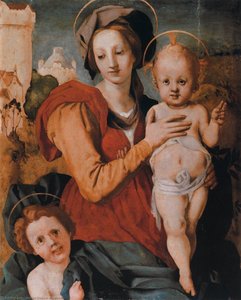 Madonna And Child With The Young St John The Baptist — Jacopo Carucci