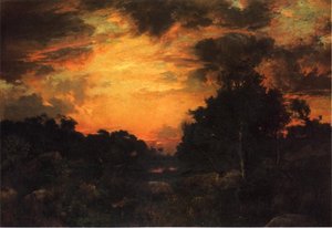 Sunset On Long Island — Thomas Moran