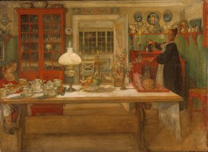 Title In Swedish: Till En Lite Vira — Carl Larsson