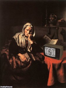 Old Woman Dozing — Nicolaes Maes