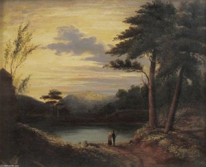 Lochside Scene — James William Giles