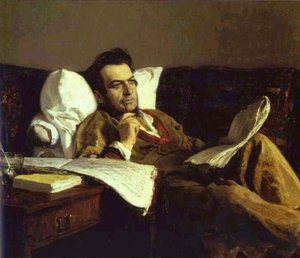 Portrait Of The Composer Mikhail Glinka. — Ilya Repin