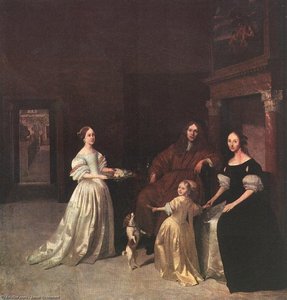 A Family Group — Jakob Ochtervelt