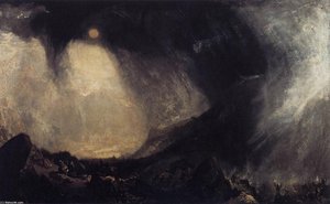 Schneesturm, Hannibal Und Seine Armee Bei Der Überquerung Der Alpen — Joseph Mallord William Turner