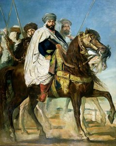 Le Calife De Constantine Ali Ben Ahmed (also Known As The Caliph Of Constantine Ali-hamed Followed By His Escort) — Théodore Chassériau