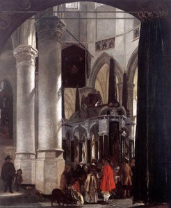 The Nieuwe Kerk In Delft With The Tomb Of William The Silent — Emanuel De Witte