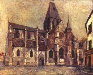 Church At Villiers Le Bel — Maurice Utrillo
