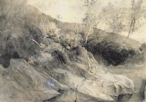 The Rocky Bank Of A River — John Ruskin