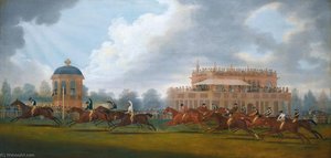 The Finish Of The St. Leger Stakes, 1815 — Clifton Tomson