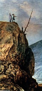 Landscape With The Temptation Of Christ (detail) — Joos De Momper