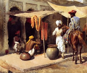 Outside An Indian Dye House — Edwin Lord Weeks