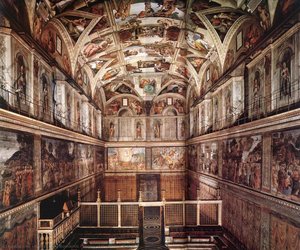 Interiér Sixtinské Kaple — Michelangelo Buonarroti