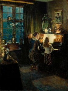 By The Piano. The Artist — Viggo Johansen