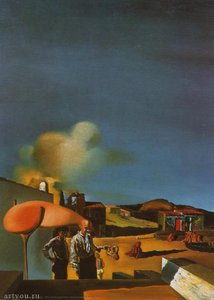 The Average Fine And Invisible Harp, 1932 — Salvador Dalí