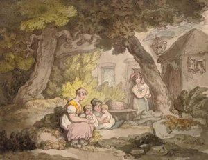The Family Gathering — Thomas Rowlandson