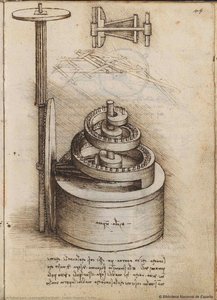 Codex Madrid I, F.45r — Leonardo Da Vinci