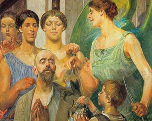 Tobiah And The Fates — Jacek Malczewski