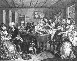 Progresso Di Una Prostituta, Piantina 6 Di 6 — William Hogarth