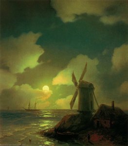 Molino En La Costa Del Mar — Iván Aivazovski