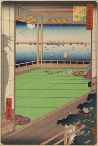 82. Observación De La Luna — Ando Hiroshige