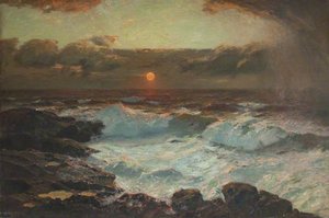 Sunset At Land's End — Albert Julius Olsson