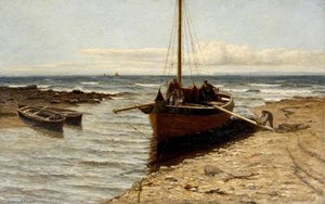 Home From The Herring Fishing — Robert Weir Allan