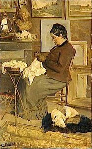 Portrait De La Mere De L'artiste — Smith Alfred