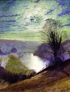 On The Tees, Near Barnard Castle — John Atkinson Grimshaw