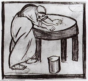 Die Wäschgute — Kasimir Sewerinowitsch Malewitsch