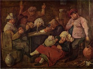 Inn With Drunken Peasants — Adriaen Brouwer