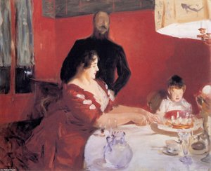 Petrecerea De Sâmbătă. Petrecerea De Ziua De Naștere — John Singer Sargent