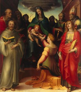 Mystical Marriage Of St Catherine — Domenico Di Pace Beccafumi