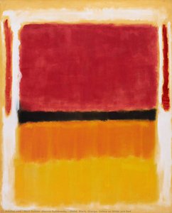 Violett, Schwarz, Orange, Gelb Auf Weiß Und Rot — Mark Rothko