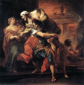 Aeneas Carrying Anchises — Charles André Van Loo