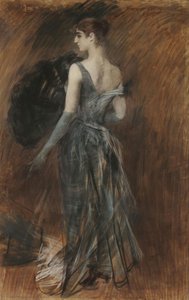 Blond Lady In Evening Gown — Giovanni Boldini