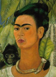 Autoritratto Con Una Scimmia — Frida Kahlo