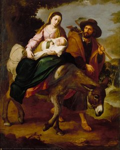 La Huida A Egipto — Bartolomé Esteban Murillo