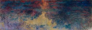 La Jazmín Acuática Al Caer — Claude Monet