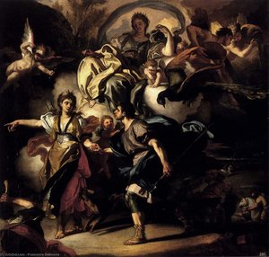The Royal Hunt Of Dido And Aeneas — Francesco Solimena