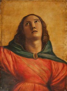 Head Of The Virgin (after Titian) — Joseph Arthur Palliser Severn
