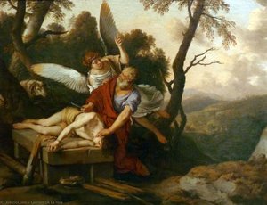 Abraham Sacrificing Isaac — Лоран Де Ла Er