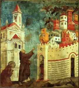 A Expulsão Dos Demônios De Arezzo — Giotto Di Bondone