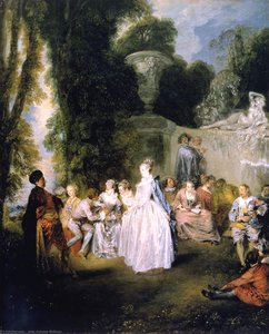 Venetian Pleasure — Jean-antoine Watteau
